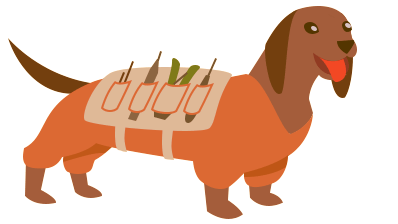 Анимированная собака